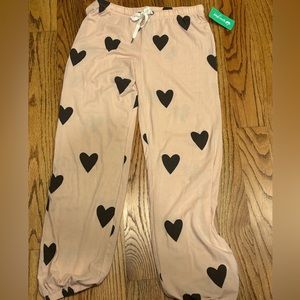 Honeydew heart pajama set